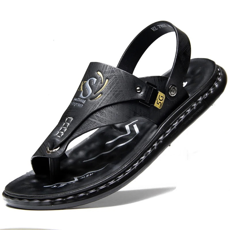 Hudson™ bruine antislip lichtgewicht heren slippers