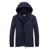 Oliver® winddicht waterdichte dikke hoodie blauw met rits ski jas