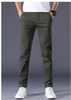 James™ elastische taille rekbare kleur herenpantalon