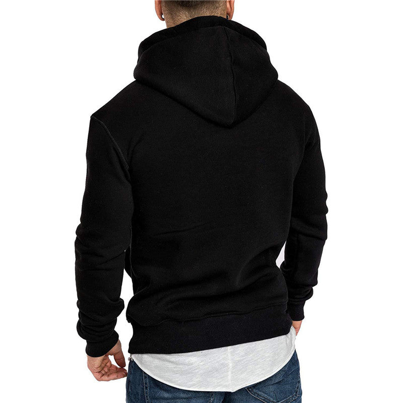 Oliver® Heren hoodie| winddicht met effen kleur