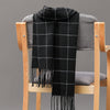 Oliver® ruitpatroon pashmina zwarte heren sjaal