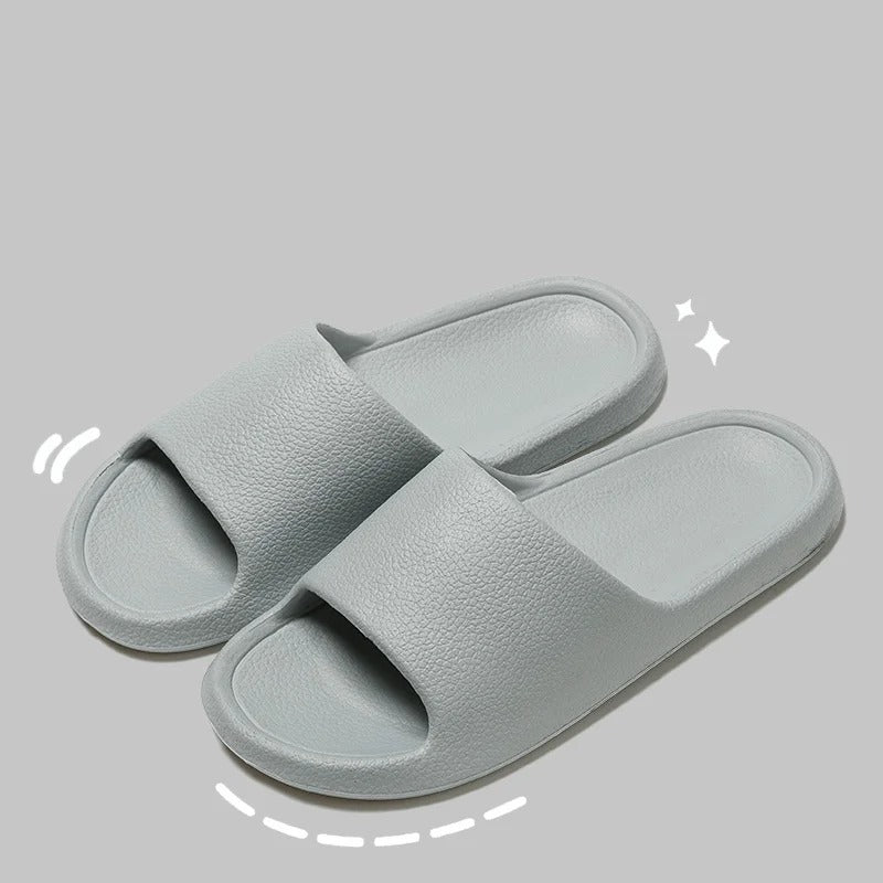 Hudson™ eenvoudige witte antislip comfortabele heren slippers