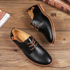 Hudson™ Luxe Merkontwerper zwarte Heren leren schoenen