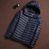 Oliver® grijze hoodie waterdichte heren gewatteerde jas