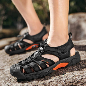 Hudson™ heren sandalen met dichte teen en kleurblokkeringen