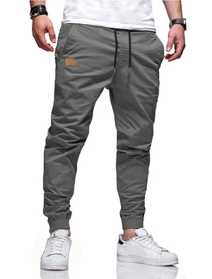 James™sport stijl recht zijde glanzend grijs heren joggingbroek