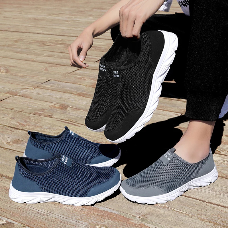 Maxigen - Orthopedische Schoenen Heren - Ademend Slip-On Sneakers met Comfortzool