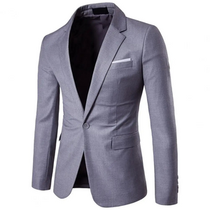 Zonberg - Heren Colbert - Slim Fit Blazer Met Één Knoop voor Zaken