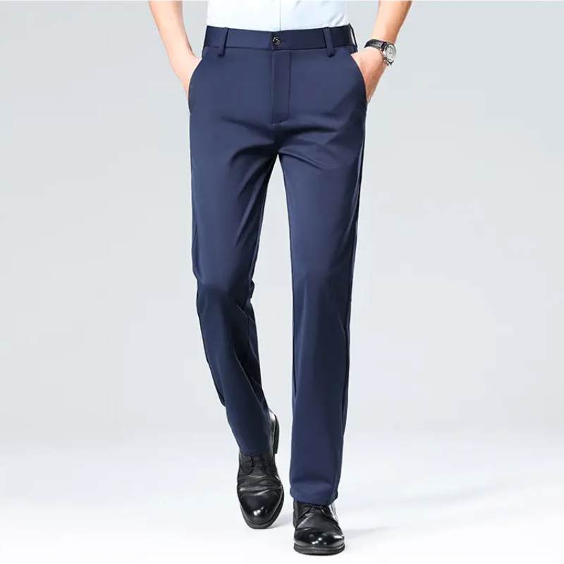 Harldon - Heren Pantalon - Klassieke Slim Fit Broek Voor Kantoor en Formele Gelegenheden