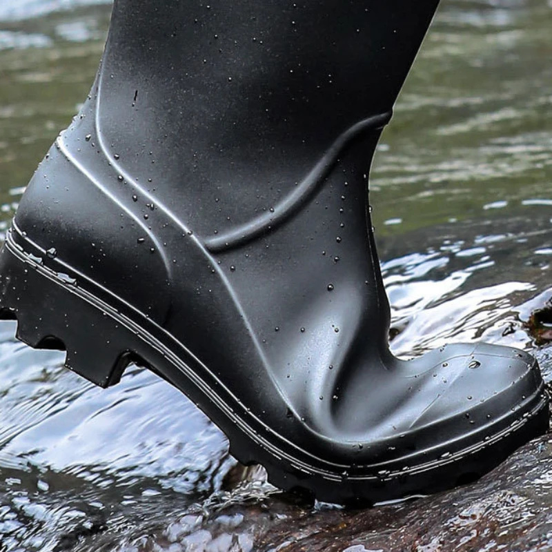 Drenkel - Heren Regenlaarzen – Waterdicht en Antislip voor Wandelen