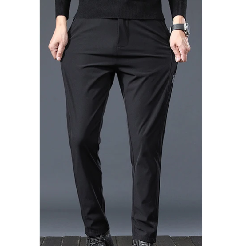 Delbrun -  Heren Pantalon - Comfortabele Broek Met Elastische Tailleband