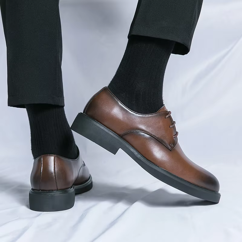 Kasmund - Nette Heren Schoenen Leren Oxford met Strak Vetersysteem