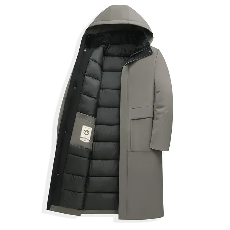 Rijkoud - Parka Winterjas Heren – Lang Model met Warme Voering en Capuchon