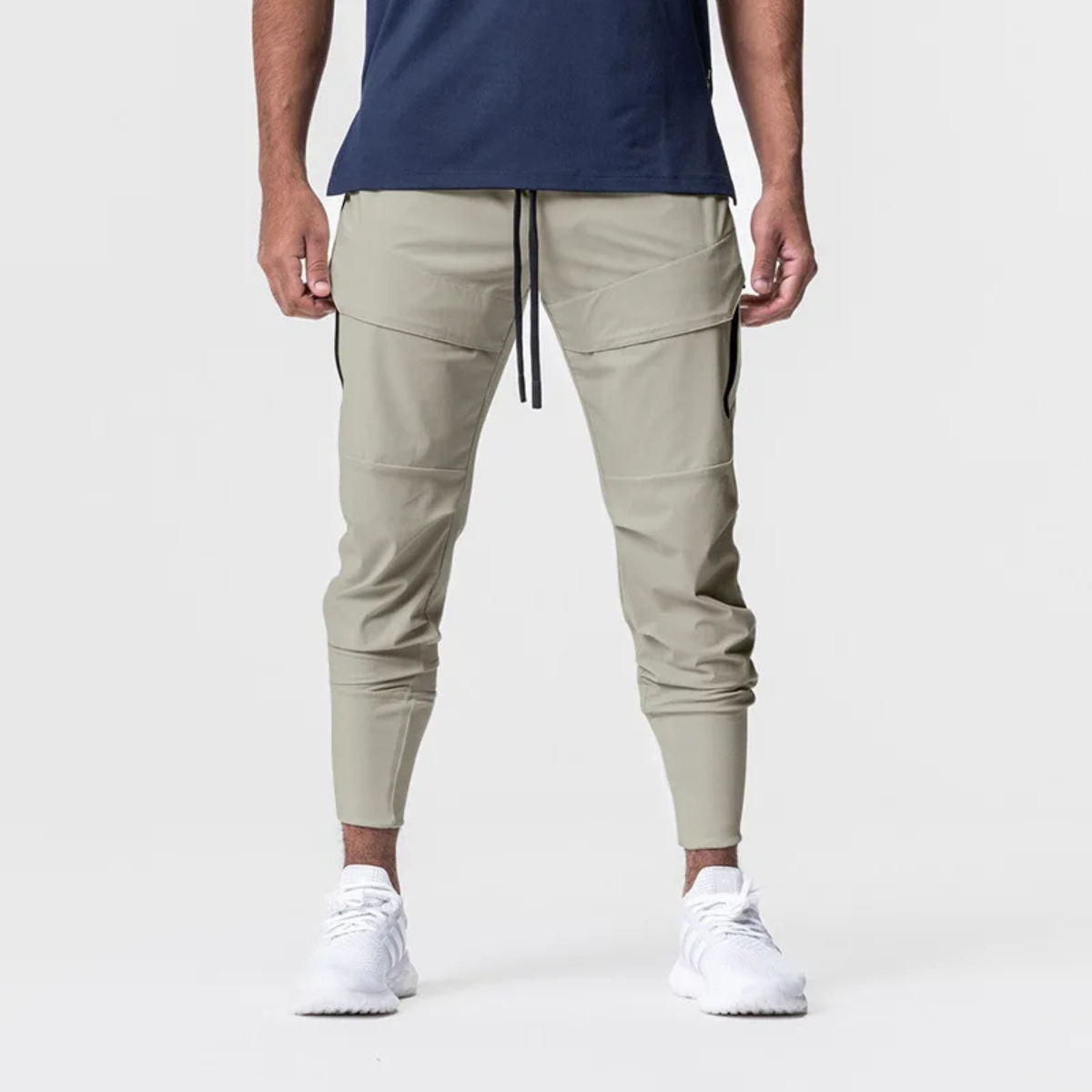 Zachtie - Joggingbroek Heren met Ritszakken - Casual Sportbroek