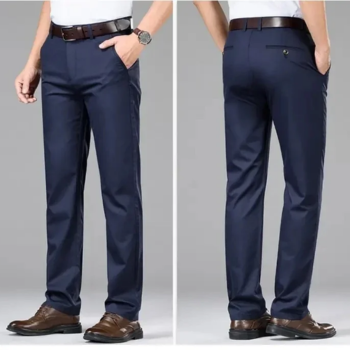 Vindram - Heren Pantalon - Stretch Slim Fit Broek Voor Kantoor en Formele Gelegenheden