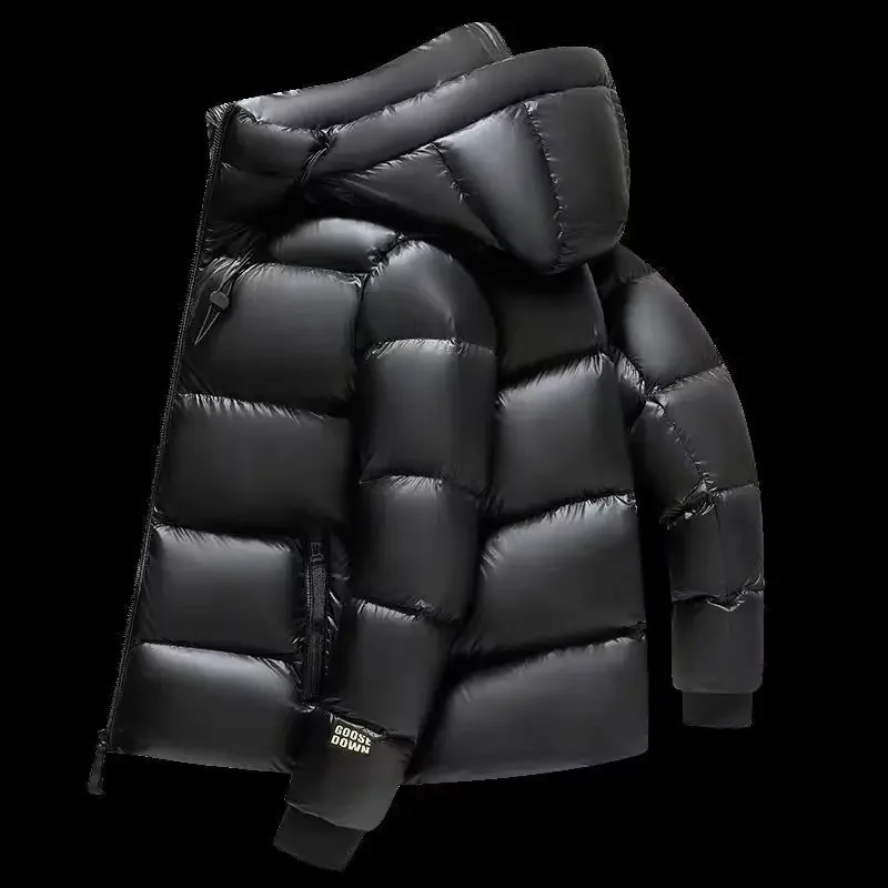 Wornell - Puffer Jacket Heren Lang met Capuchon, Dikke Isolatie, Winter Warm