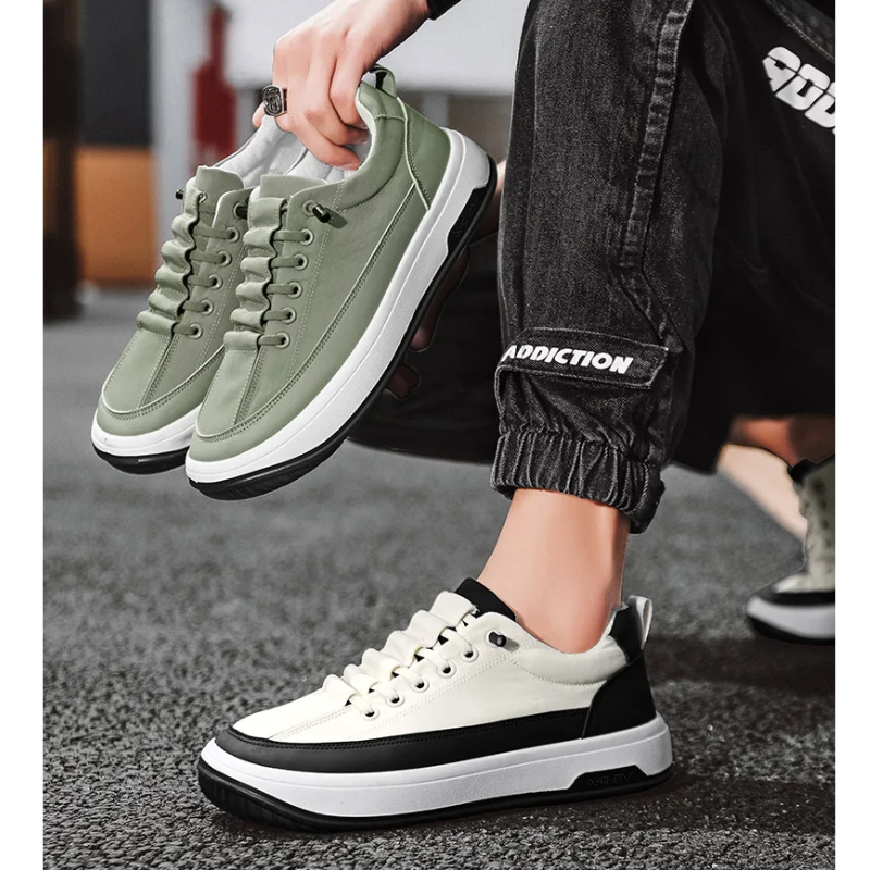 Treiton -  Heren Schoenen - Stijlvolle Platform Sneakers met Comfortabele Zool