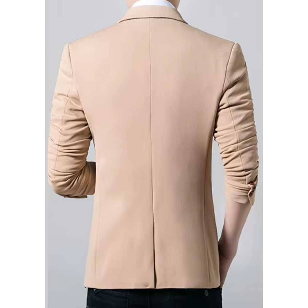 Boldier - Heren Colbert - Slim Fit Blazer Met Één Knoop en Zakdetails