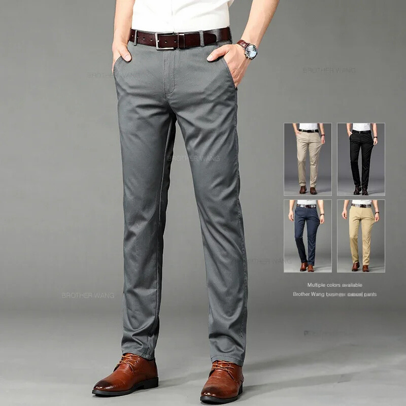 Marlend - Heren Pantalon - Slim Fit, Comfortabel, Ademend, Kantoorstijl