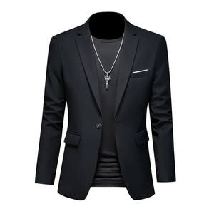 Evander - Heren Colbert - Slim Fit Blazer Met Één Knoop voor Casual Gebruik