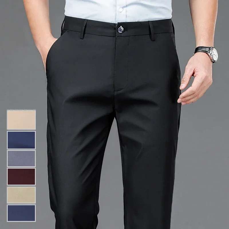 Menholt - Heren Pantalon - Slim Fit, Strijkvrij, Comfortabele Stof