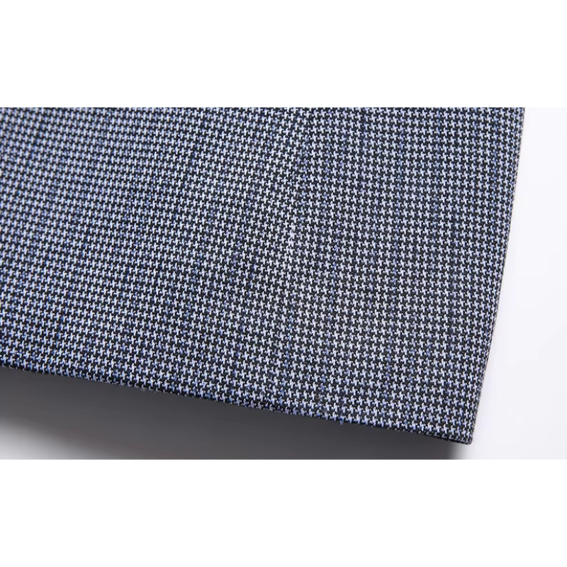 Walvion - Heren Colbert met Houndstooth Patroon en Slim Fit Twee Knoopsluiting