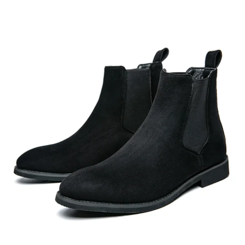 Javelin - Trendy Chelsea Boots Heren van Suède met Elastische Zijkanten