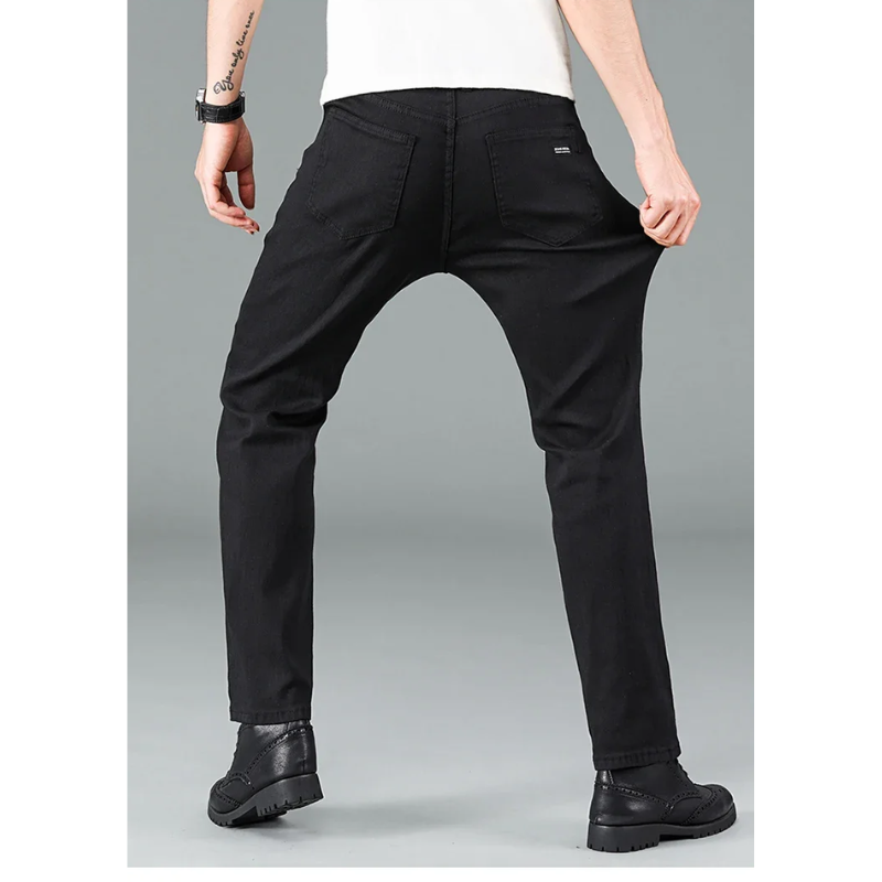 Genholt - Herren Anzughose - Regular Fit, Elastischer Bund, Freizeit