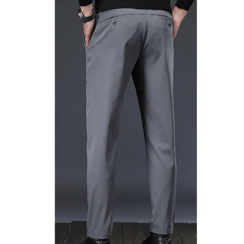 Delbrun -  Heren Pantalon - Comfortabele Broek Met Elastische Tailleband