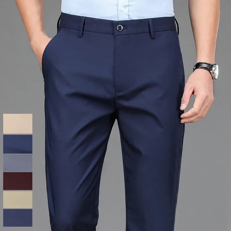 Menholt - Heren Pantalon - Slim Fit, Strijkvrij, Comfortabele Stof