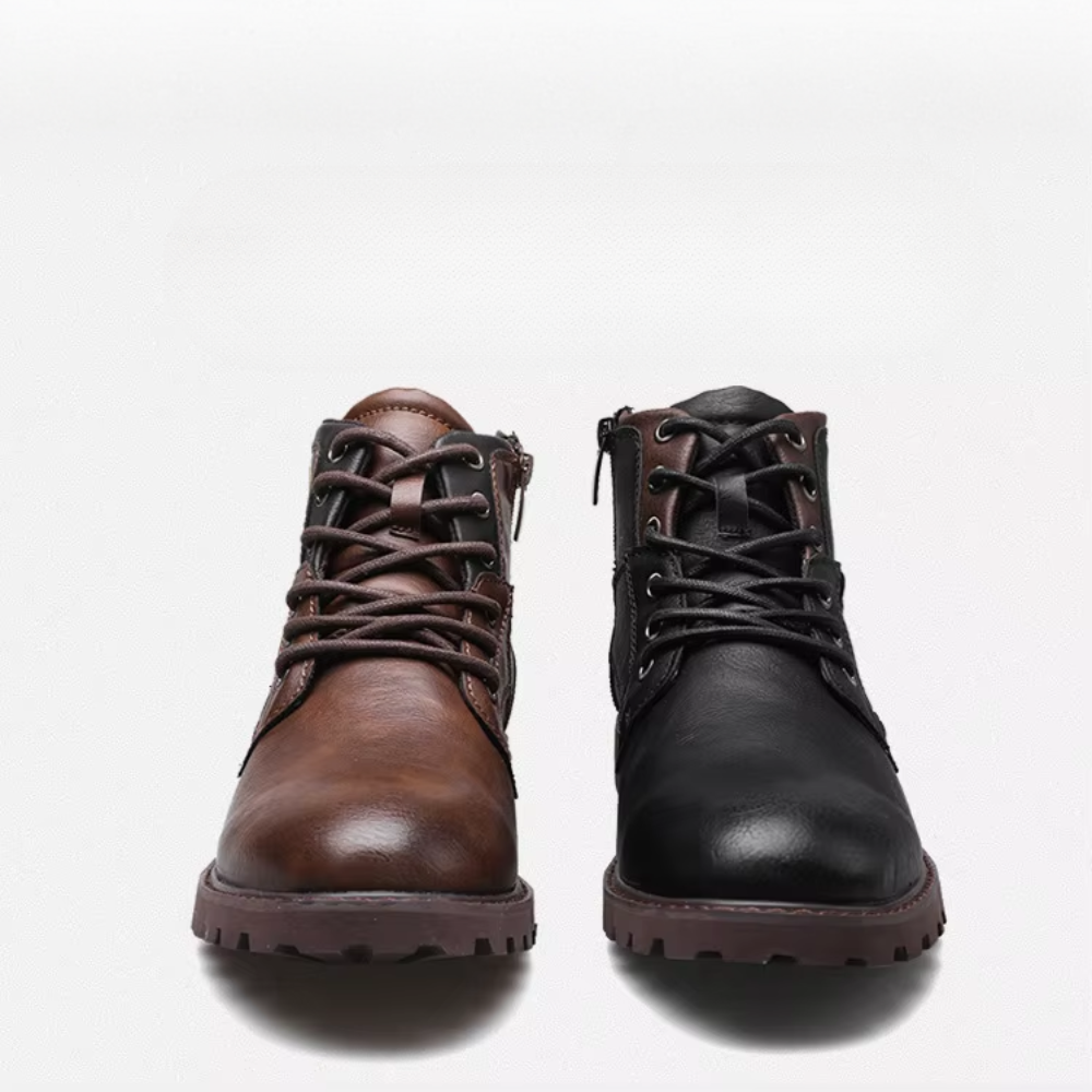 Trednor - Herenschoenen Boots - Leren Veterschoenen, Duurzaam & Antislip Buiten