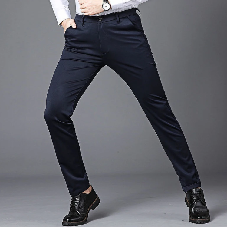 Nordlen -  Heren Pantalon - Slim Fit Businessbroek Met Stretchstof