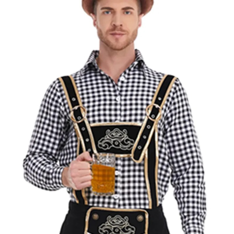 WoudGer - Lederhosen voor Heren - Perfecte Beierse Outfit voor Oktoberfest