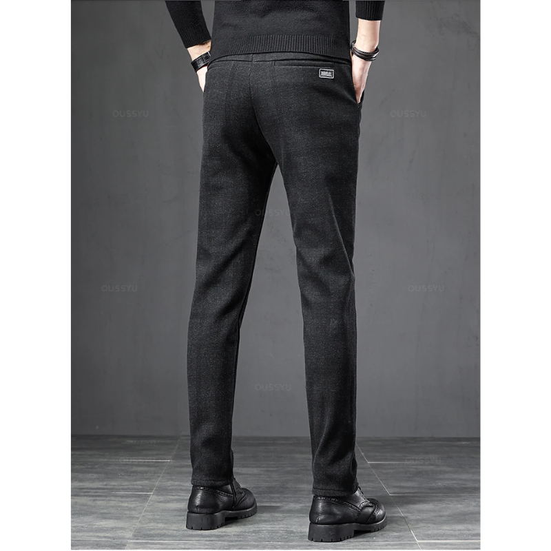 Nordlan - Heren Pantalon Slim Fit – Warme Winterbroek voor Kantoor en Werk