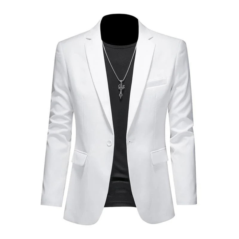 Evander - Heren Colbert - Slim Fit Blazer Met Één Knoop voor Casual Gebruik