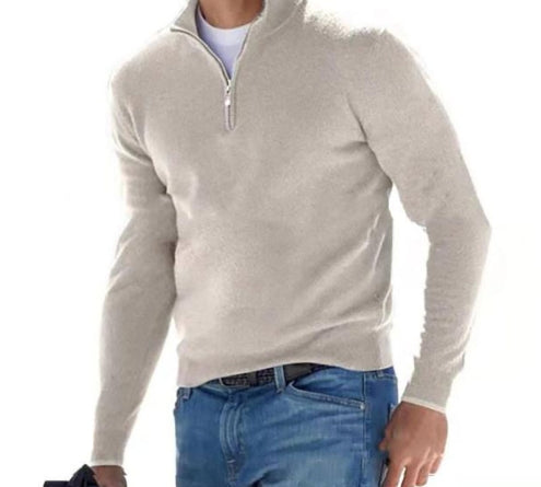 Oliver® Heren Trui met Rits Tacvasen Fleece