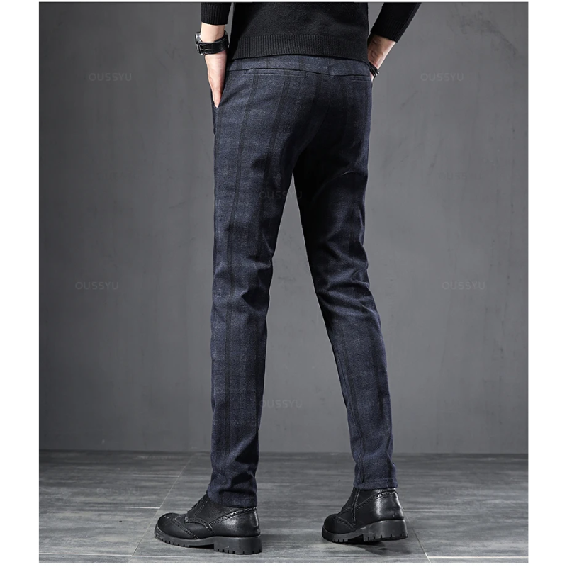 Nordlan - Heren Pantalon Slim Fit – Warme Winterbroek voor Kantoor en Werk