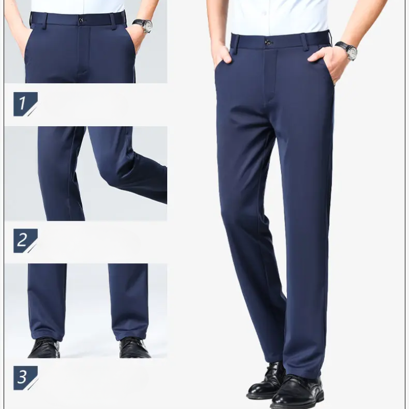 Menholt - Heren Pantalon - Slim Fit, Strijkvrij, Comfortabele Stof