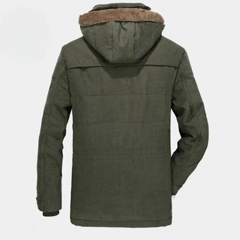 Windzar - Warme Parka Winterjas Heren met Zachte Binnenvoering en Capuchon