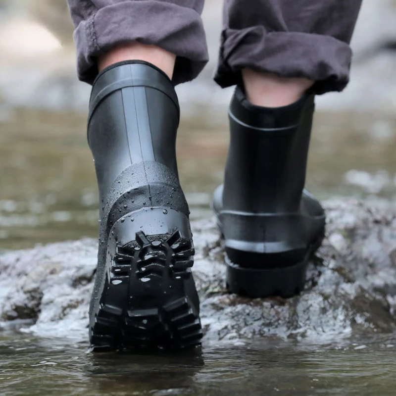 Drenkel - Heren Regenlaarzen – Waterdicht en Antislip voor Wandelen