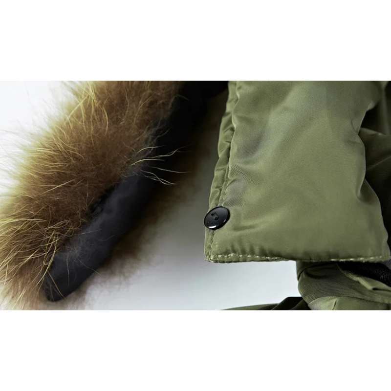 Horwind - Parka Winterjas Heren – Lang Model met Bontkraag en Warme Voering