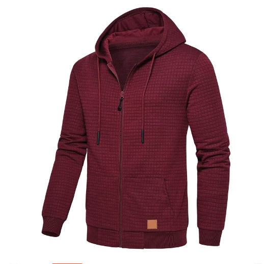 Oliver® herenvest in sportieve holle stijl met fleece