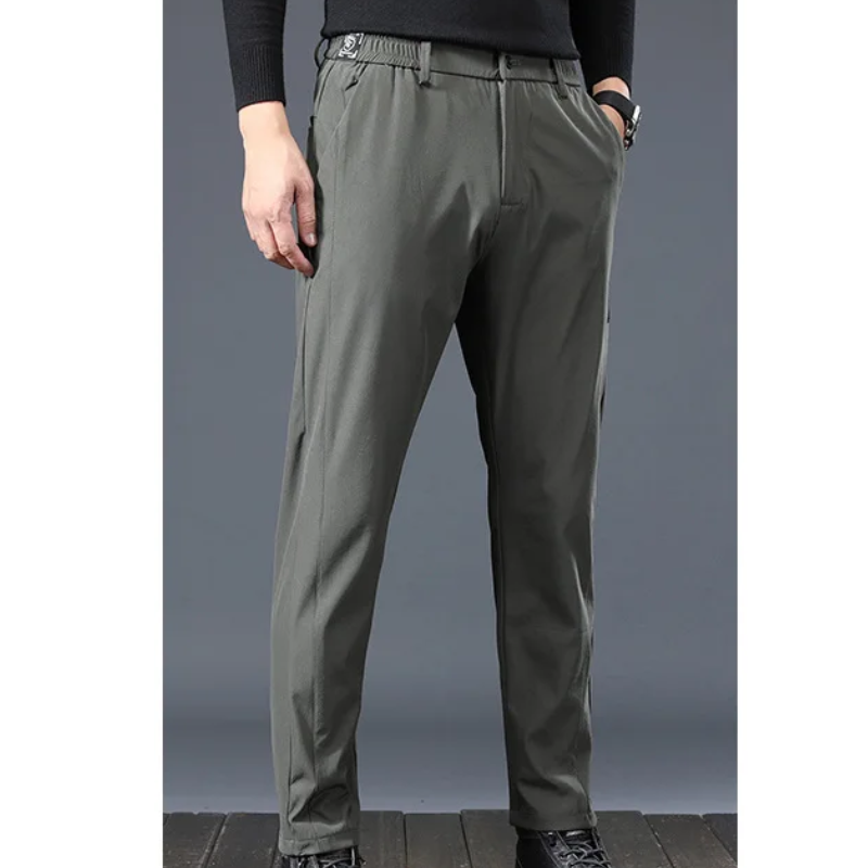 Delbrun -  Heren Pantalon - Comfortabele Broek Met Elastische Tailleband