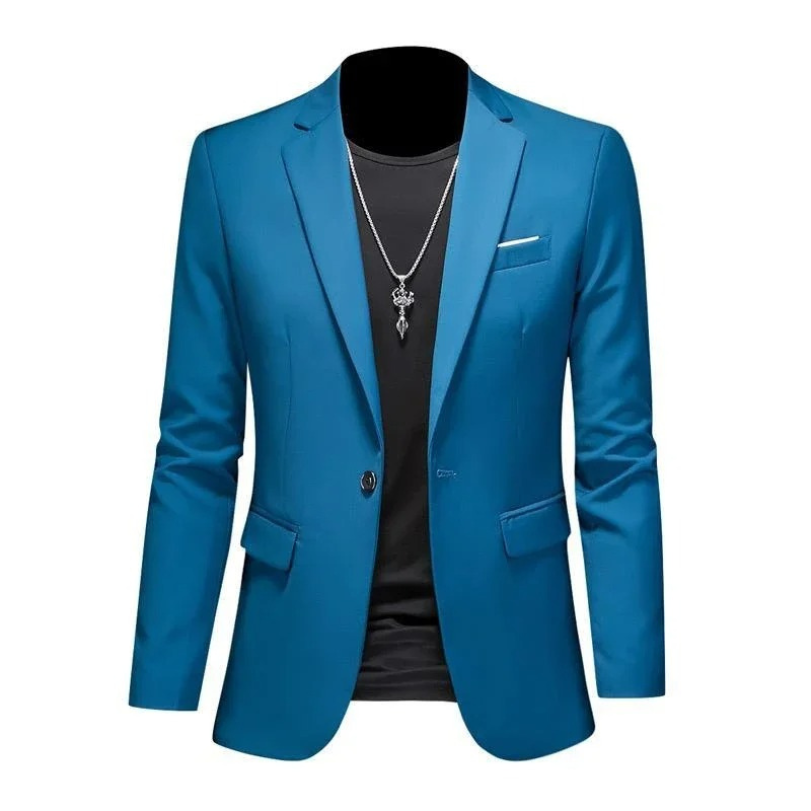 Evander - Heren Colbert - Slim Fit Blazer Met Één Knoop voor Casual Gebruik