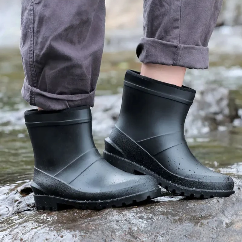 Drenkel - Heren Regenlaarzen – Waterdicht en Antislip voor Wandelen