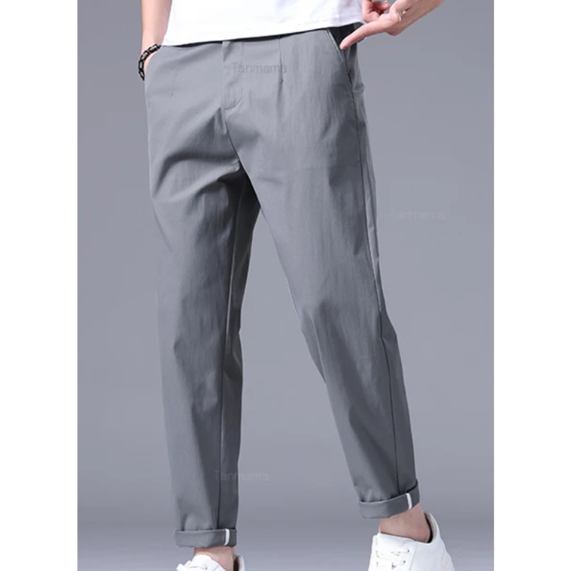 Vorlano -  Heren Pantalon - Broek Met Elastische Tailleband en Comfort Fit