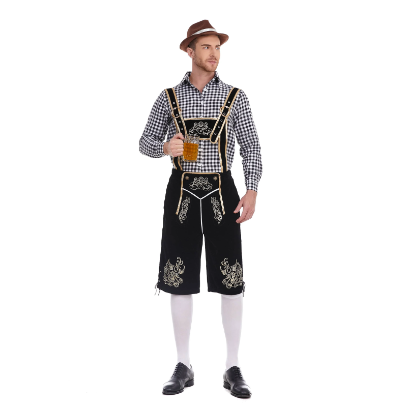 WoudGer - Lederhosen voor Heren - Perfecte Beierse Outfit voor Oktoberfest