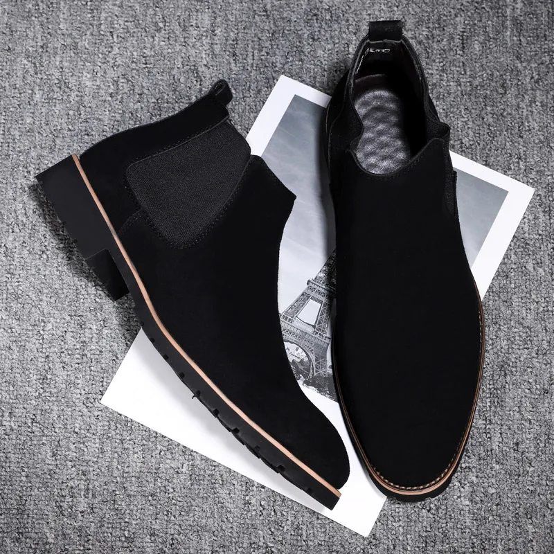 Helstan - Duurzame Chelsea Boots Heren met Profielzool