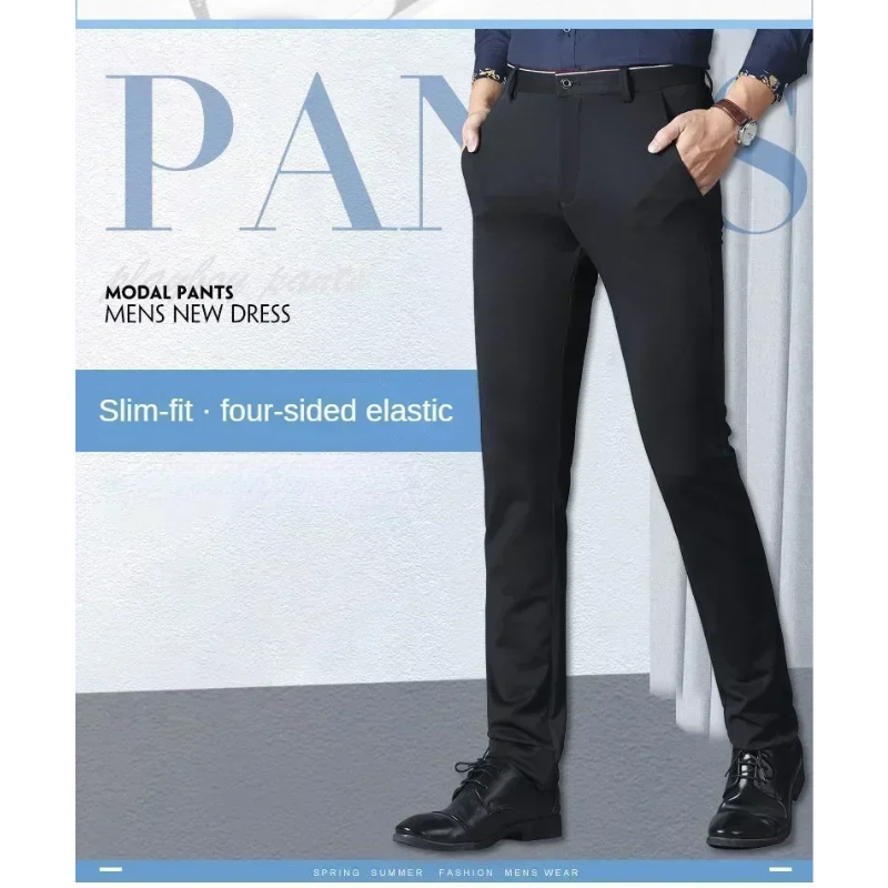 Volhent - Heren Pantalon - Comfortabele Slim Fit Broek voor Formele Gelegenheden