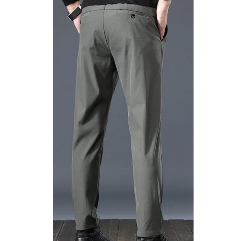 Delbrun -  Heren Pantalon - Comfortabele Broek Met Elastische Tailleband